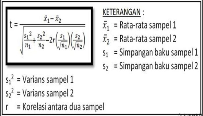 Uji T Satu Sampel dan Dua Sampel